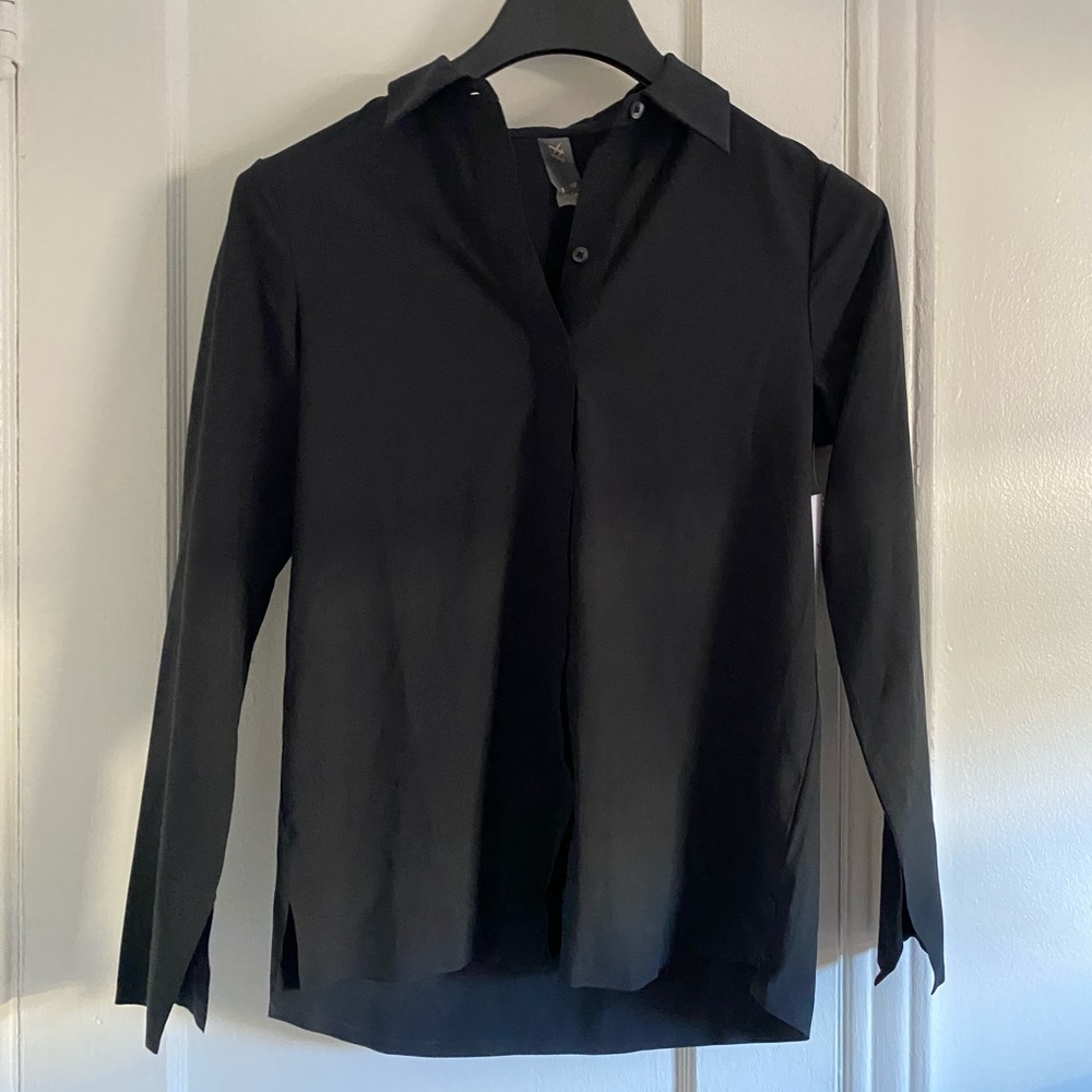 RHONE | Mirage Button-Up Shirt in Black